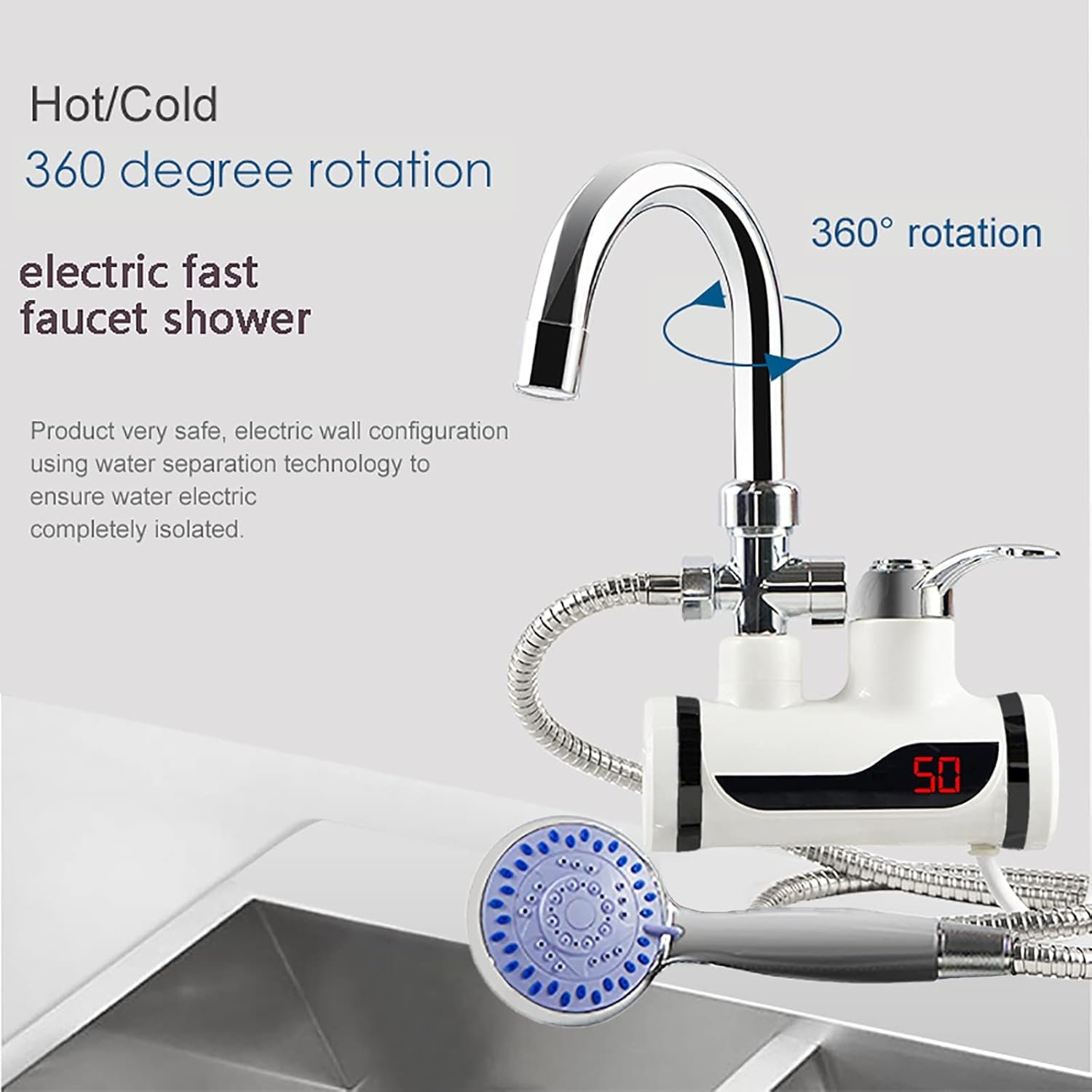 shower head bunker instant water heater